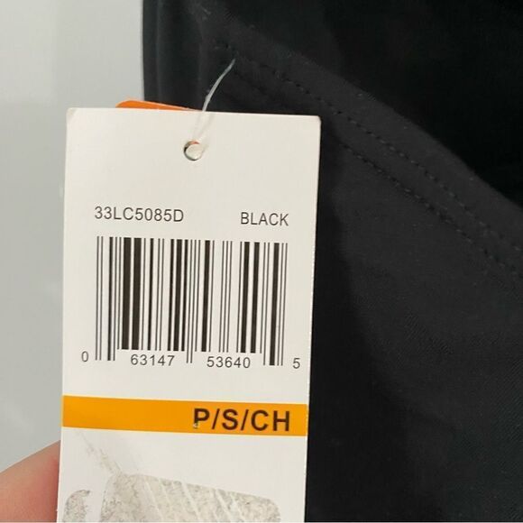 Captiva by Christina Women’s Black Deep V Neck Tankini Bikini Top size S - Picture 4 of 4